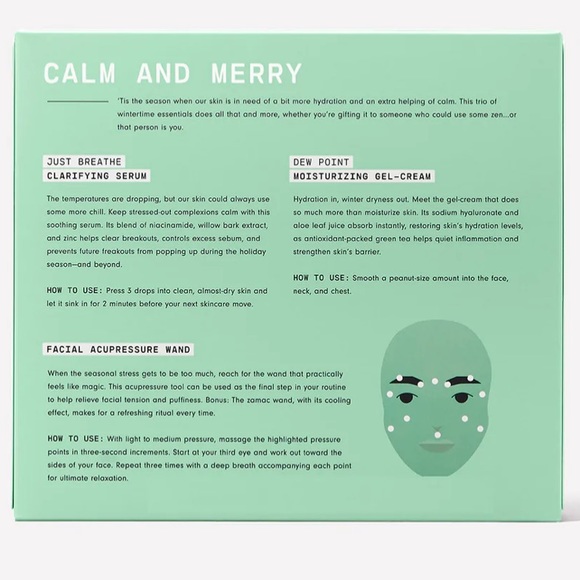 Versed SKIN DE-STRESSING GIFT SET - facial acupressure set - New in sealed box - Picture 13 of 16